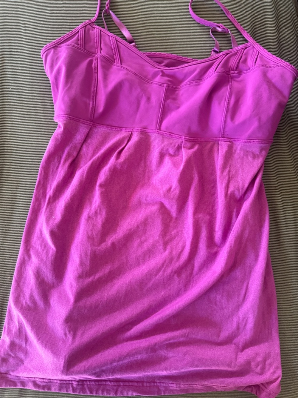 lululemon athletica Magenta Adjustable-Strap Tank